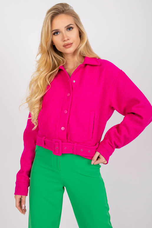 Francine Fuchsia trumpa striukė Francine Fuchsia trumpa striukė