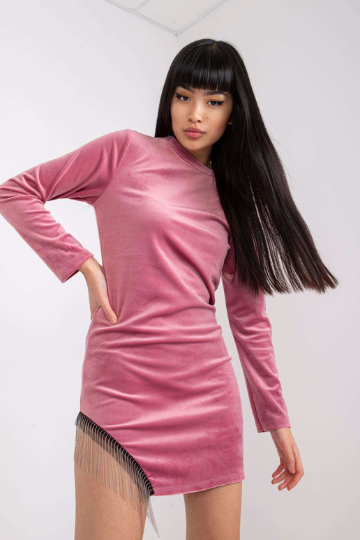 Melissa Purvin Pink Veliūrinė suknelė Melissa Purvin Pink Veliūrinė suknelė
