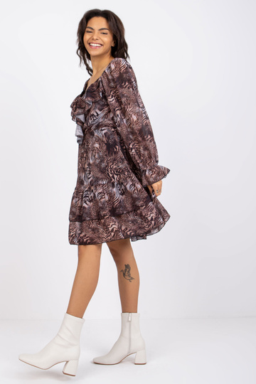 Ruda suknelė su raukšlėmis... 2