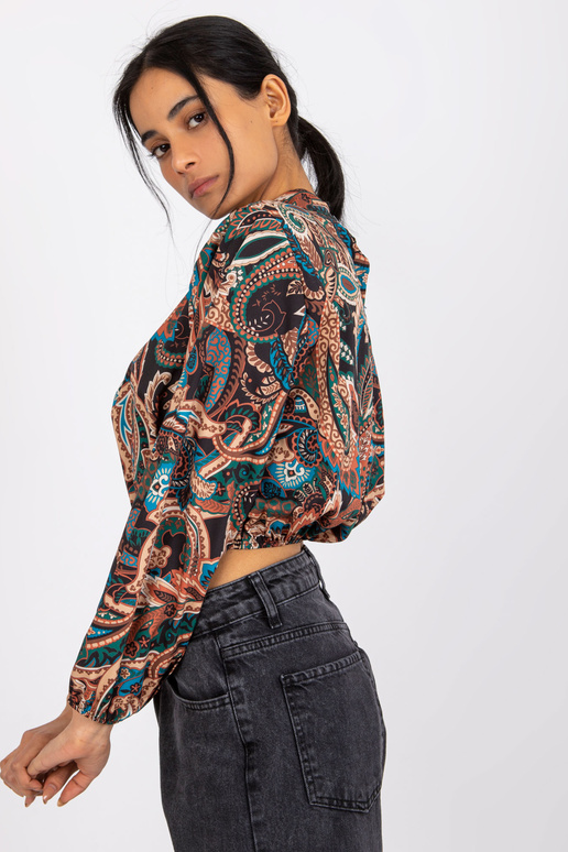 Juoda palaidinė su Mia raštais Juoda palaidinė su Mia raštais