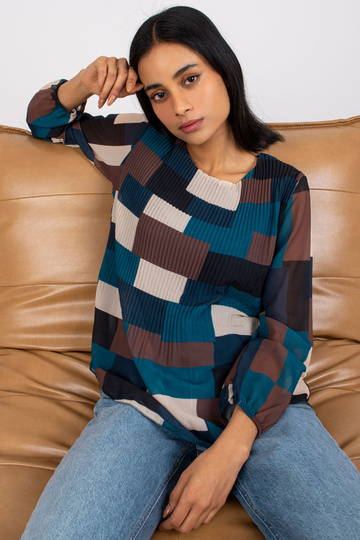 Jūrinės rudos spalvos rašto... 2