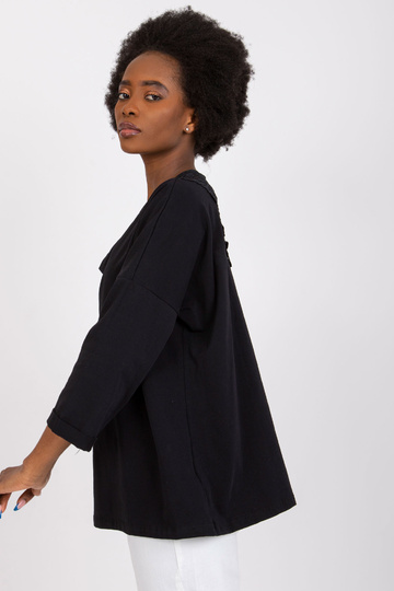 Juoda medvilninė palaidinė... 2