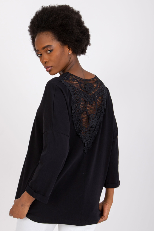 Juoda medvilninė palaidinė moterims... Juoda medvilninė palaidinė moterims...