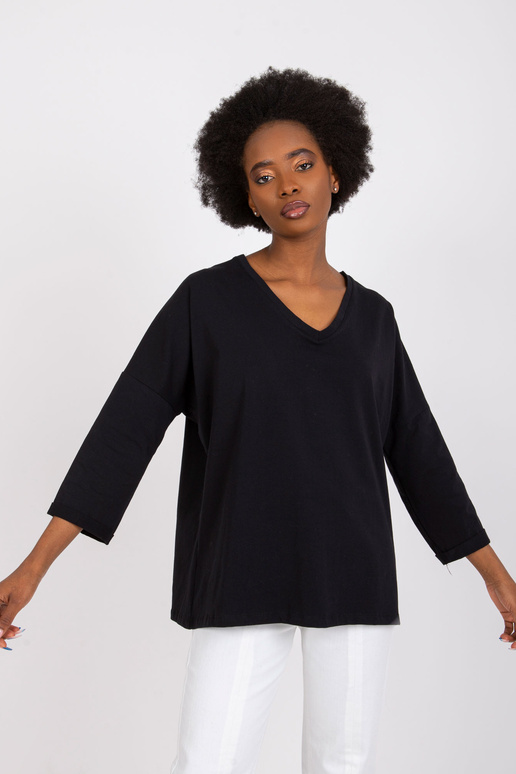 Juoda medvilninė palaidinė moterims... Juoda medvilninė palaidinė moterims...