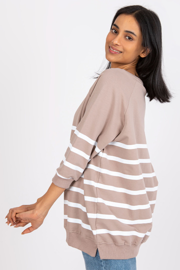 Tamsiai smėlio ir baltos...