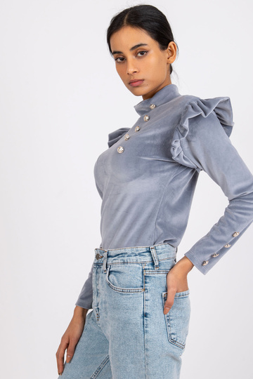 Pilka veliūrinė palaidinė... 2