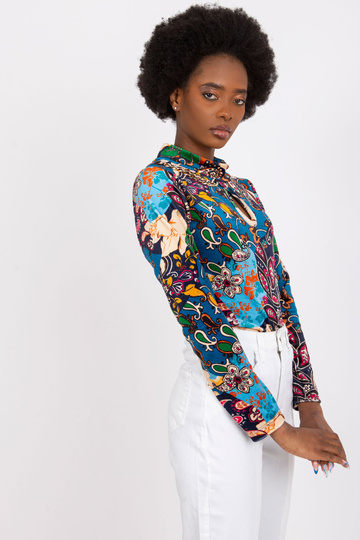 Tamsiai mėlyna raštuota... 2