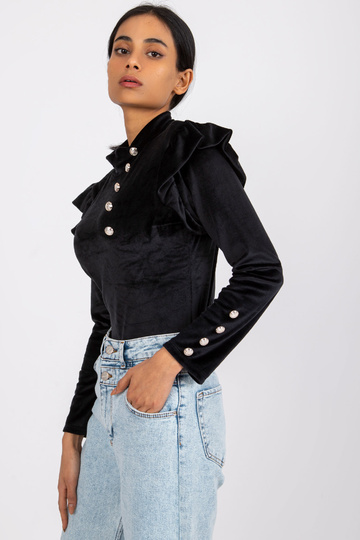 Juoda veliūrinė palaidinė... 2