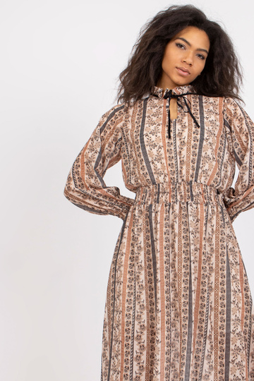 Smėlio spalvos suknelė su...