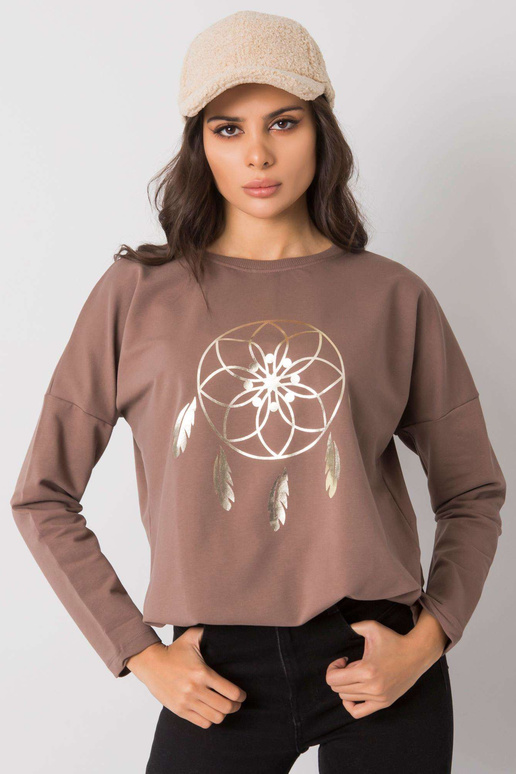 Ruda palaidinė su raštu Jackson RUE...