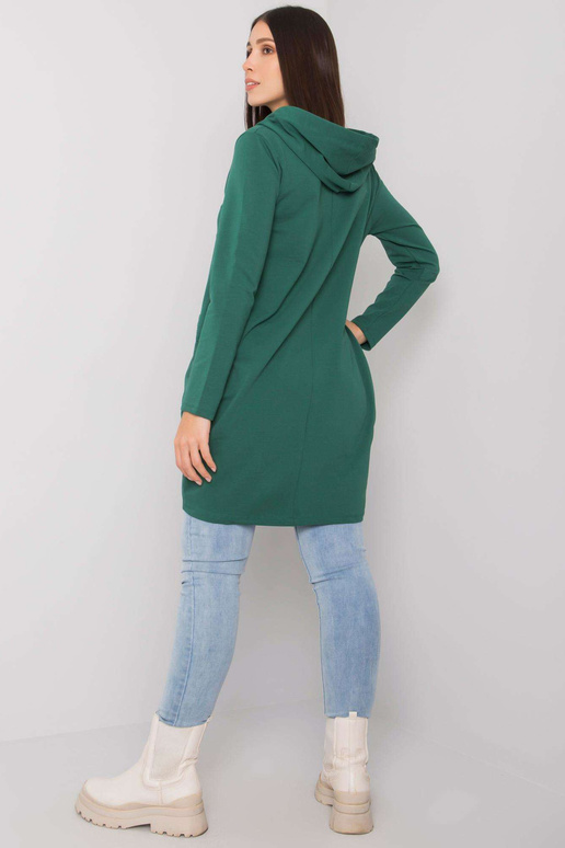 Tamsiai žalia plius dydžio medvilninė...