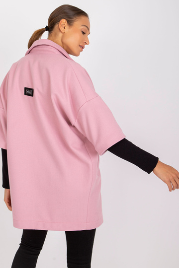 Šviesiai rožinis paltas su... 2