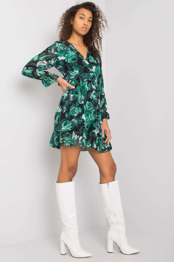 Moteriška žalia suknelė su...