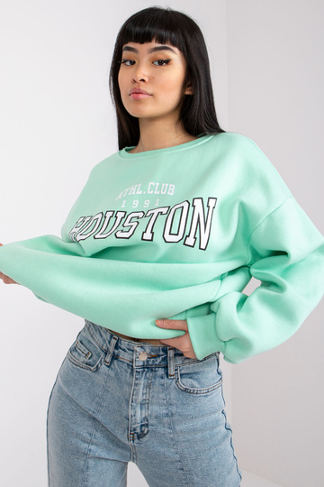 Mėtų megztinis su raštu Los...