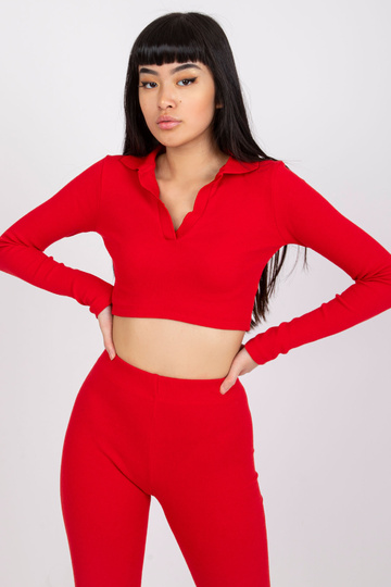 Raudona trumpa palaidinė su...