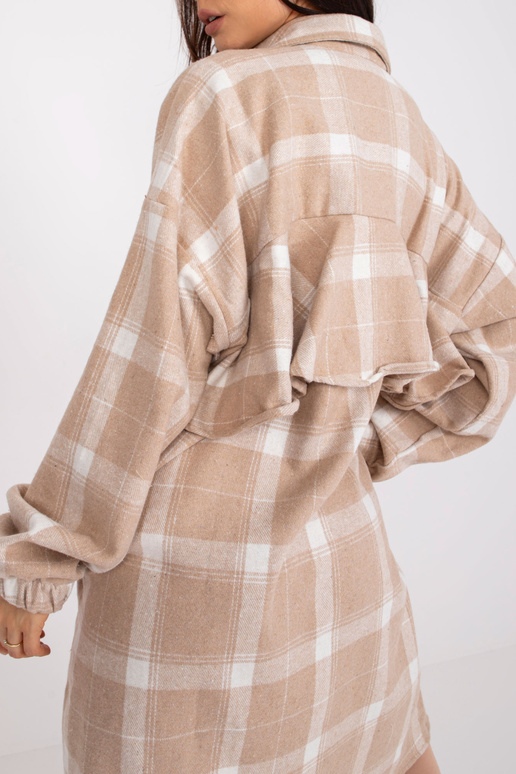 Suzanne smėlio spalvos ir balti ilgi...