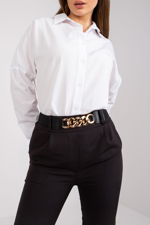 Juodos kelnės su dirželiu Seville