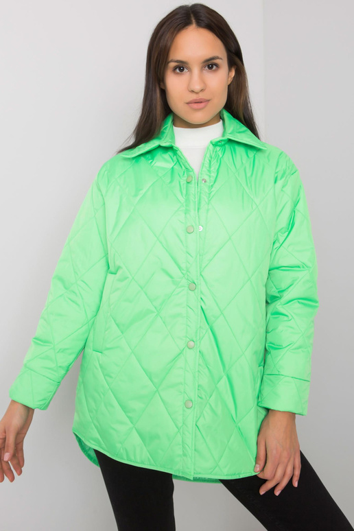 Zenya moteriška žalia dygsniuota striukė