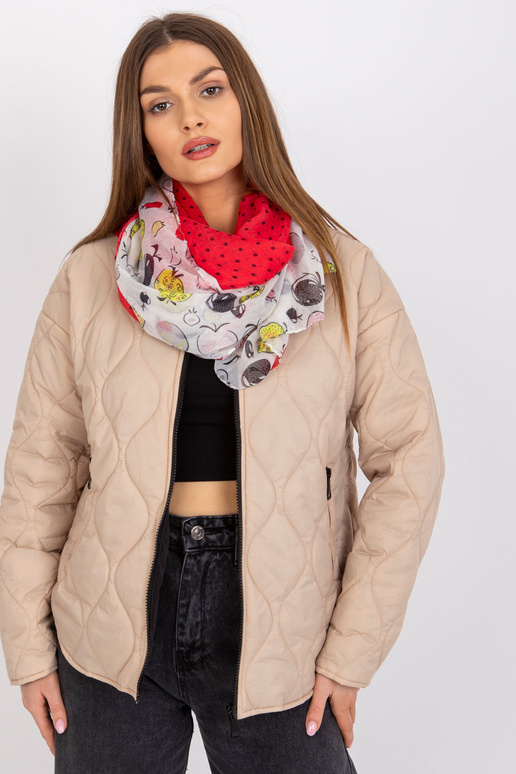 Balta-raudona skara su spaudiniais