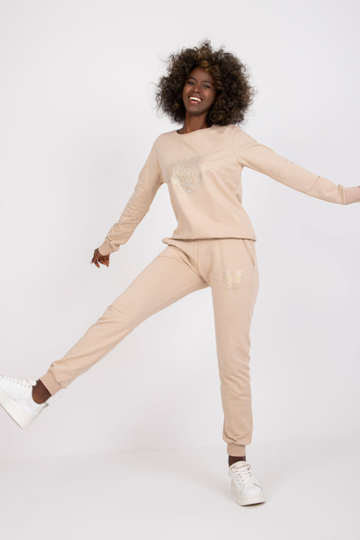 Lali Beige Cotton Casual dviejų dalių...