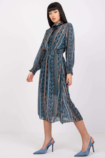 Tamsiai mėlyna Ava suknelė