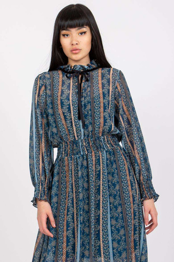 Tamsiai mėlyna Ava suknelė 2