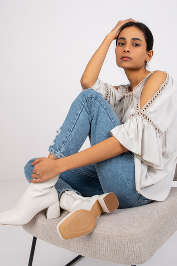 Smėlio spalvos palaidinė su... 2