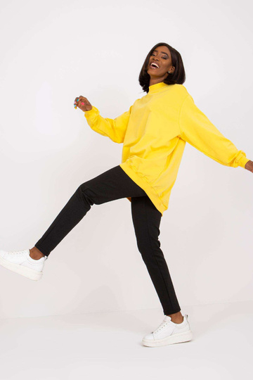 Yellow Twist Cotton megztinis