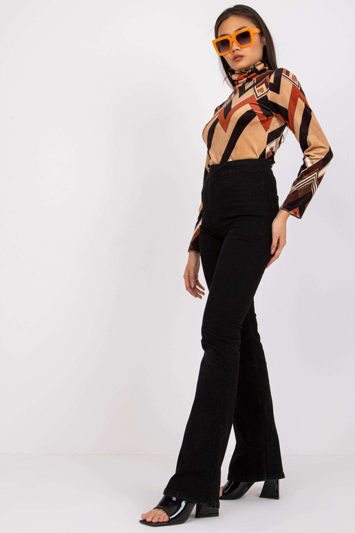 Ruda ir juoda Biloxi palaidinė su kaklu Ruda ir juoda Biloxi palaidinė su kaklu