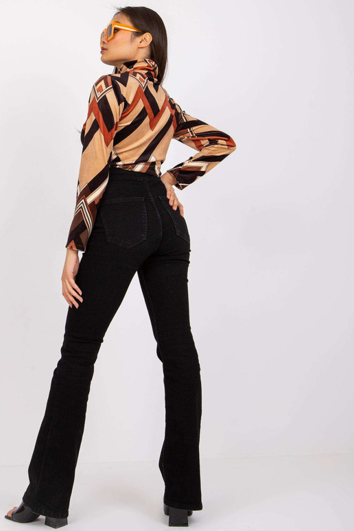 Ruda ir juoda Biloxi palaidinė su kaklu Ruda ir juoda Biloxi palaidinė su kaklu