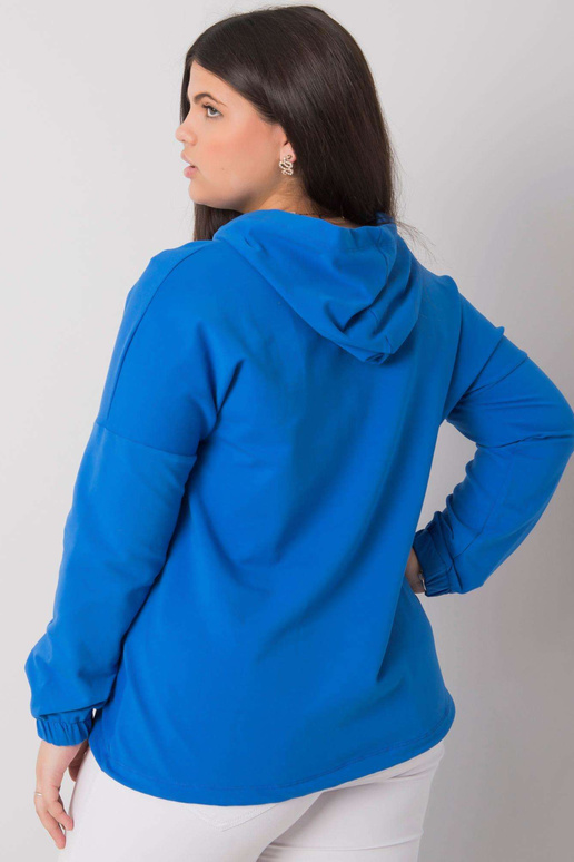 Kaylee Dark Blue plius dydžio megztinis Kaylee Dark Blue plius dydžio megztinis