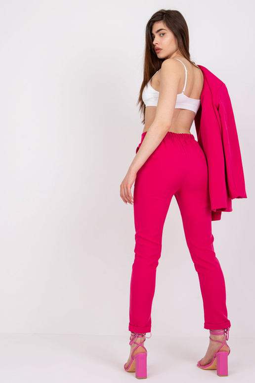 Fuksijos spalvos kelnės moterims...