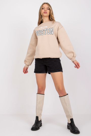 Smėlio spalvos megztinis su...