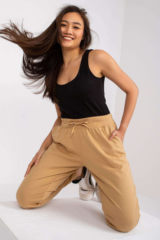 Camel medvilnės kelnės Jessica MAYFLIES