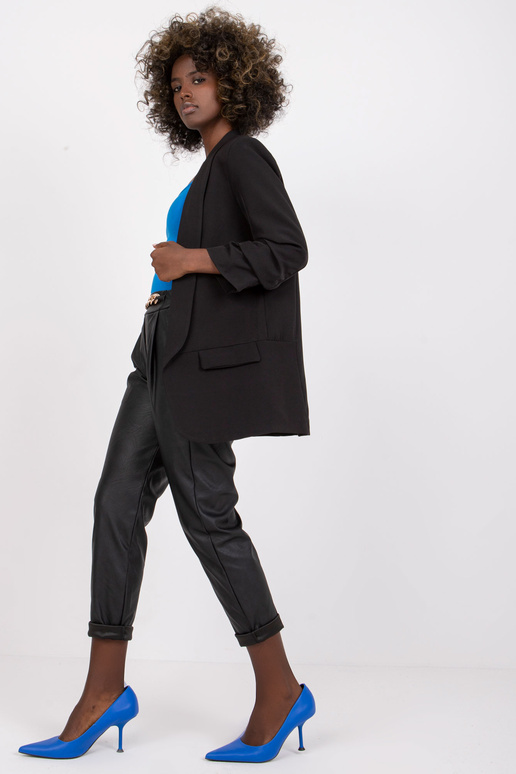 Juodas moteriškas švarkas Adela Juodas moteriškas švarkas Adela