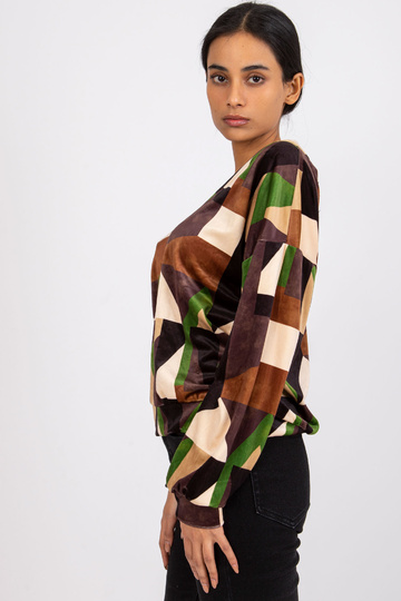 Rudos-chaki spalvos rašto...