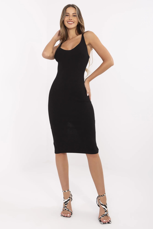 Juoda Fit suknelė San Diego RUE PARIS Juoda Fit suknelė San Diego RUE PARIS