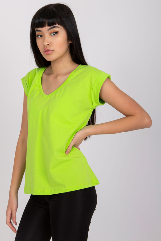 Fluo žalia marškinėliai basic Atlanta...