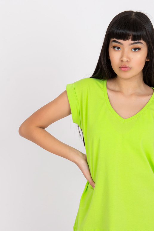 Fluo žalia marškinėliai basic Atlanta...