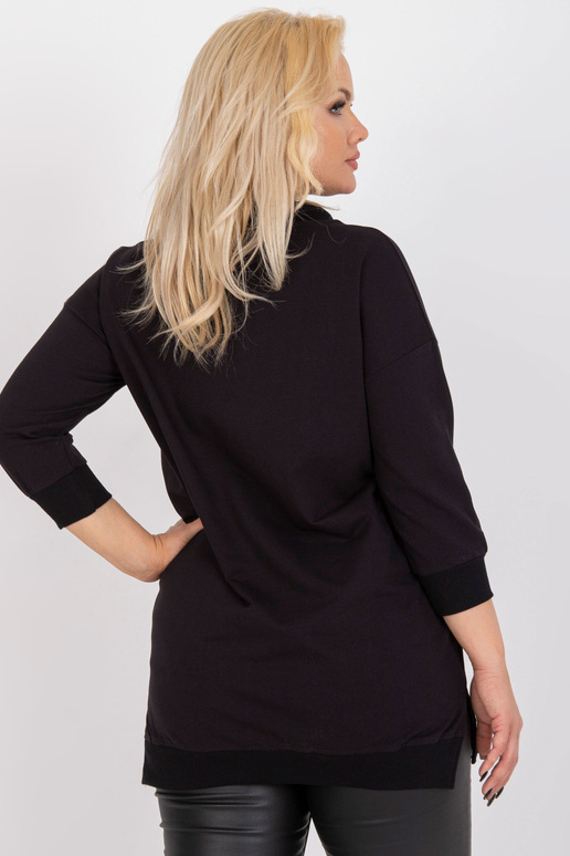 Juoda plius dydžio medvilninė tunika... Juoda plius dydžio medvilninė tunika...