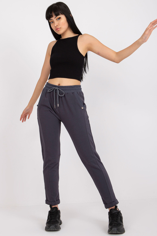 Grafitinės moteriškos medvilninės...