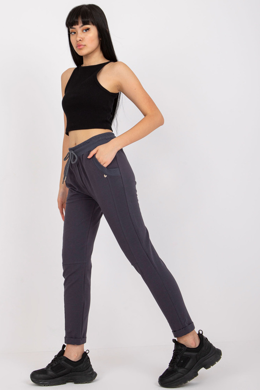 Grafitinės moteriškos medvilninės...