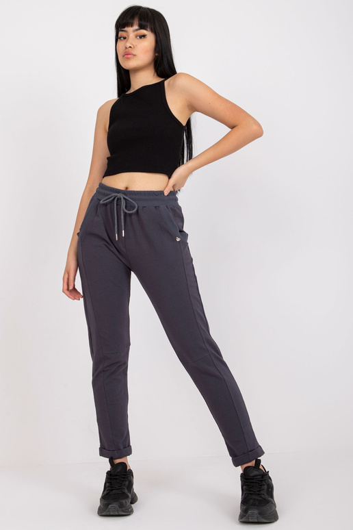 Grafitinės moteriškos medvilninės...