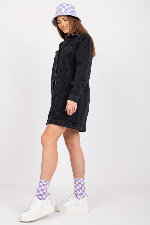 Grafitinė džinsinė striukė su...