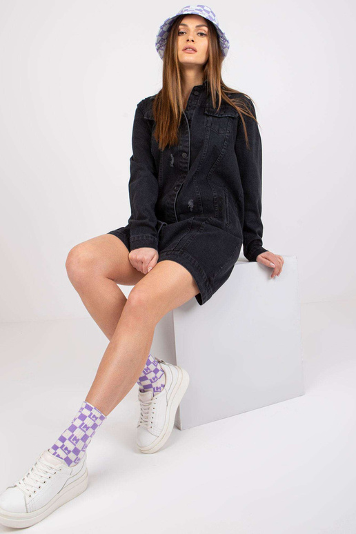 Grafitinė džinsinė striukė su...