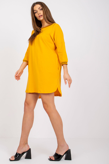 Blyškiai oranžinė megztinė... 2