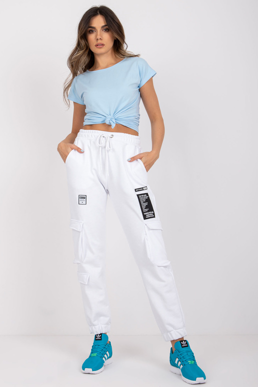 Gina White Cargo sportiniai kelnės