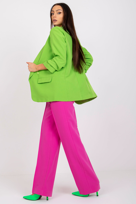 Šviesiai žalias moteriškas švarkas be... Šviesiai žalias moteriškas švarkas be...