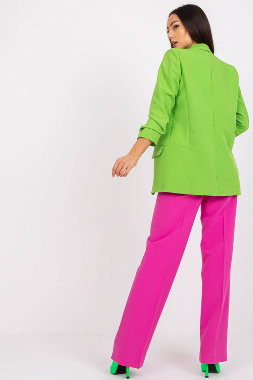 Šviesiai žalias moteriškas švarkas be... Šviesiai žalias moteriškas švarkas be...