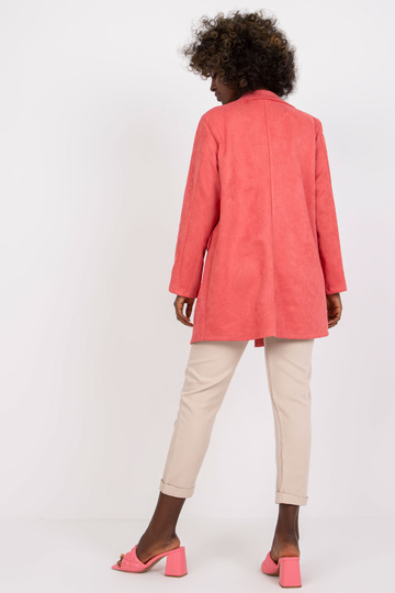 Rožinis švarkas su Irmina...